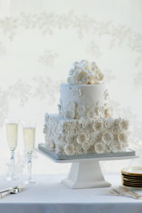 The Mad Hatter's Here Comes the Bride Wedding Cake.