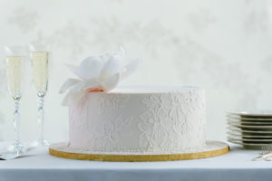 Mad Hatter's Pretty in Pink Wedding Cake