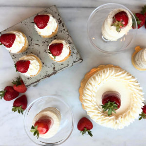 Chocolate strawberry shortcake
