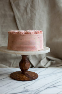 Mad Hatter's Strawberry Buttercream Cake