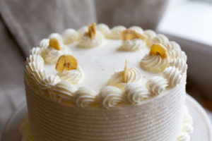 Mad Hatter's Bananas Foster Cake