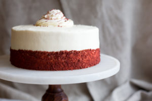 Mad Hatter's Red Velvet Cake