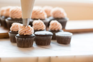 Mad Hatter's Strawberry Cupcakes