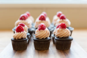 The Mad Hatter's Raspberry Cupcakes.