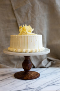 Mad Hatter's White Lace Cake