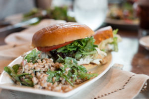 Mad Hatter's Cafe Dinner Sandwich