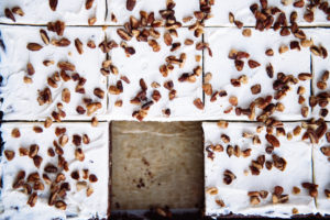 The Mad Hatter's Salted Caramel Fudge Bars.