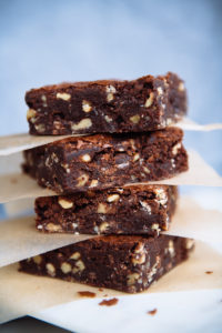 The Mad Hatter's Fudge Walnut Brownies.