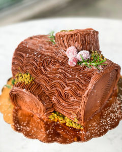 yule log cake