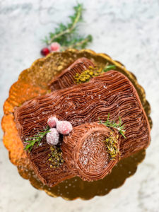 yule log cake