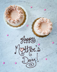 Mother's Day strawberry buttercream cake