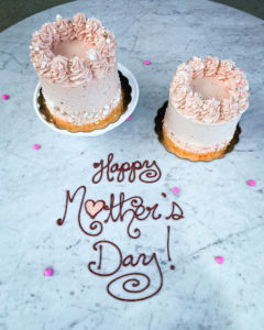 Mother's Day strawberry buttercream cake