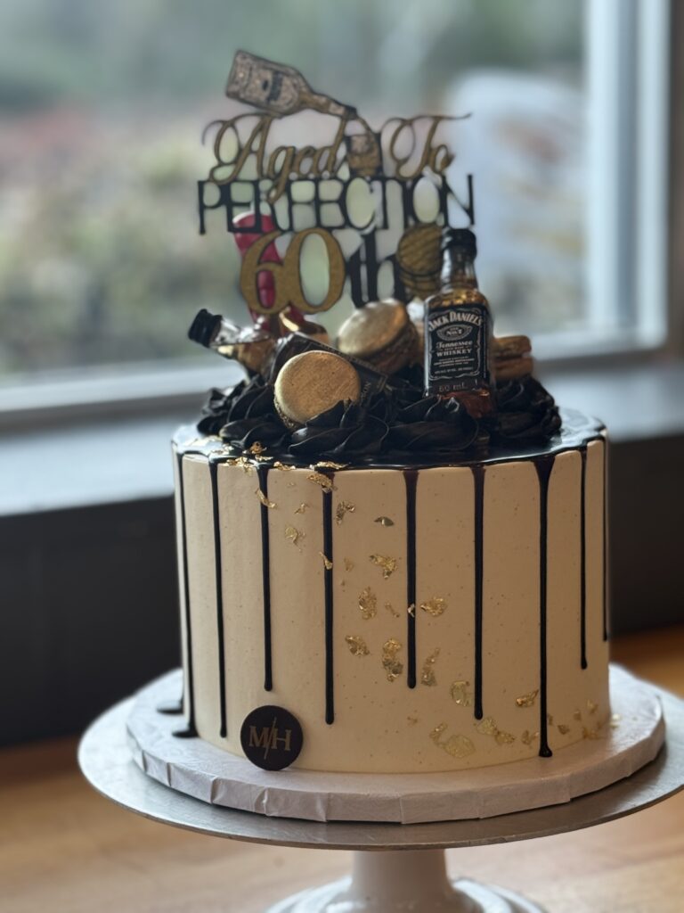 A custom cake from the Mad Hatter bakery in durham nc